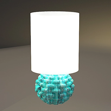 Unique Base Table Lamp 3D model image 1 