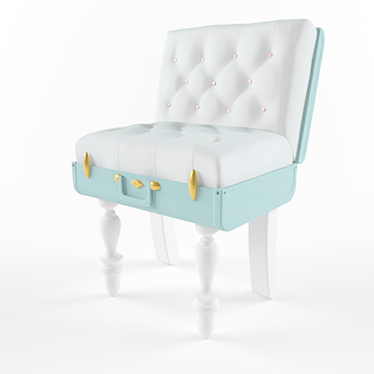 TravelChair - Innovative Suitcase Chair 3D model image 1 