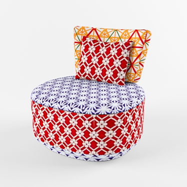 Modern Moroso Juju Armchair - Contemporary Elegance at its Finest 3D model image 1 