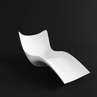 Sleek Vondom Surf Chair 3D model image 1 