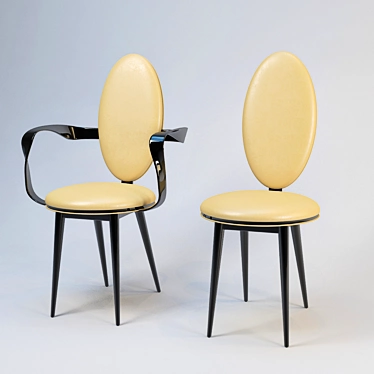 Reflex Bastide - Stylish Seating Solution 3D model image 1 