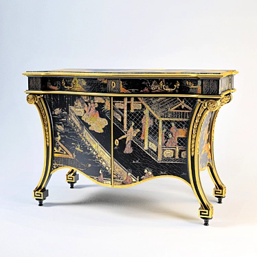 Elegant Baker Furniture Commode 3D model image 1 