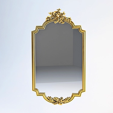 Vintage Craftsmanship Mirror 1924 3D model image 1 