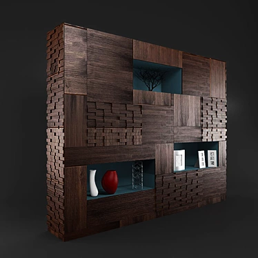 Custom-Made Closet: Beautifully Crafted 3D model image 1 