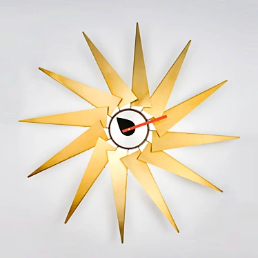 Time Revolution: George Nelson Turbine Clock 3D model image 1 