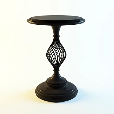 Fortuna Cage Side Table | Stylish and Functional 3D model image 1 