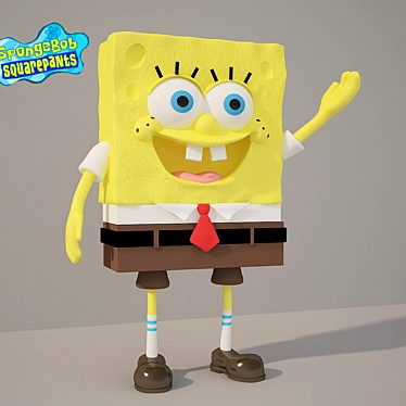 Sponge Bob Squarepants Merchandise 3D model image 1 