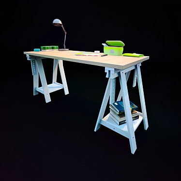 Creative Kids' Desk 3D model image 1 