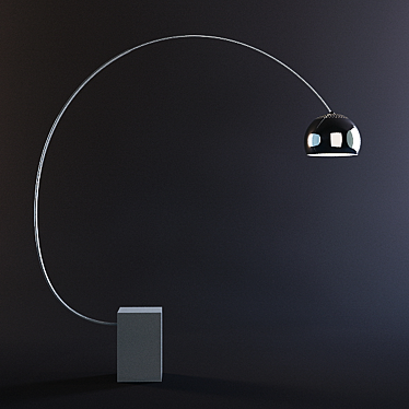 Armando Floor Lamp: Elegant Lighting Solution 3D model image 1 