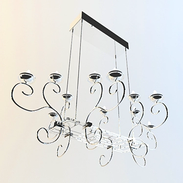 Illuminating Elegance: Icone Pendant Chandelier 3D model image 1 