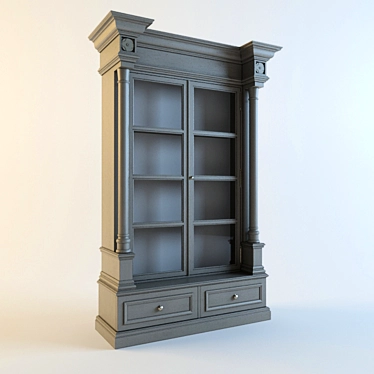 Elegant Eicholtz Cabinet 3D model image 1 