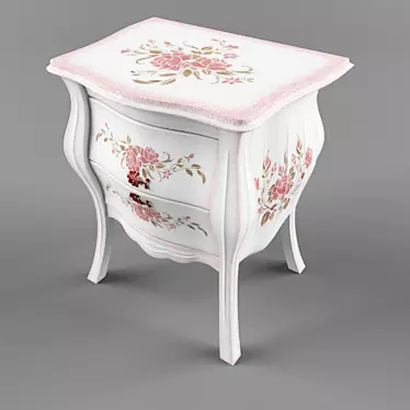 Provincial Bedside Table 3D model image 1 