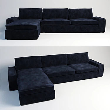 Modern Comfort Sofa 3D model image 1 