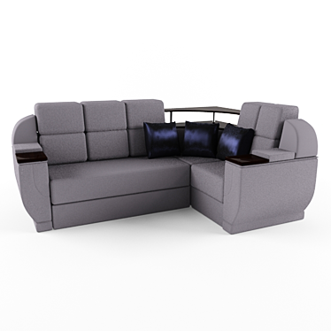 Udin Mercury Corner Sofa 3D model image 1 