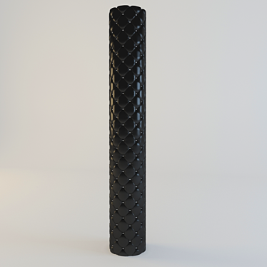 Leather Pillar Cover 3D model image 1 