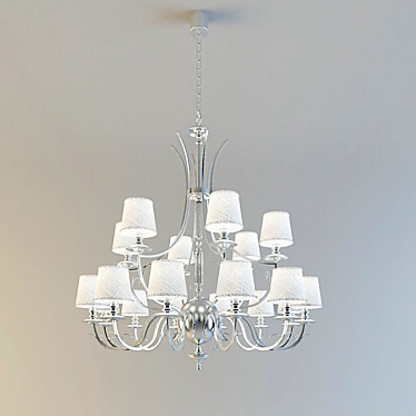 Elegant Visionnaire Thalita Chandelier 3D model image 1 