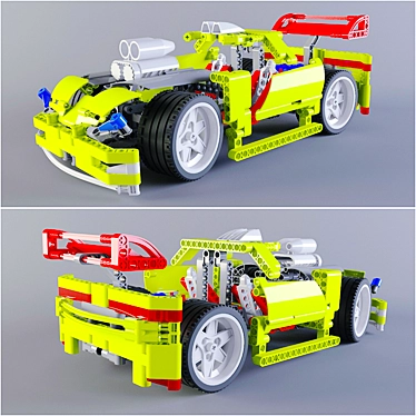 Lego Turbo Thriller 3D model image 1 