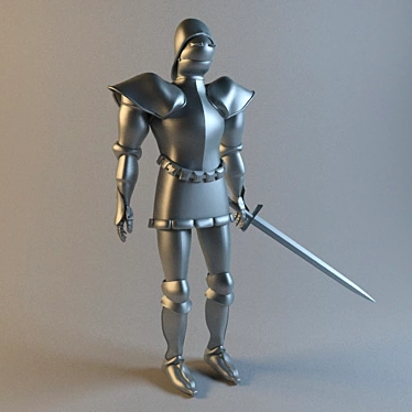 3D Knight Model 3D model image 1 