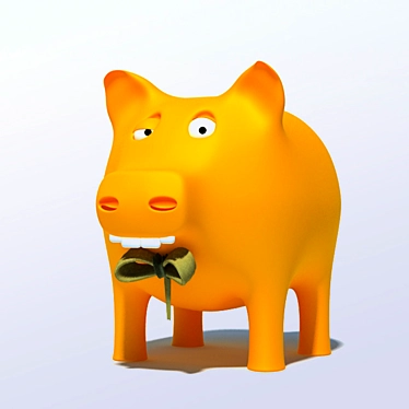 Moving Eyes Guinea Pig Toy 3D model image 1 