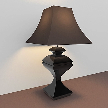 Elegant Agata Table Lamp 3D model image 1 