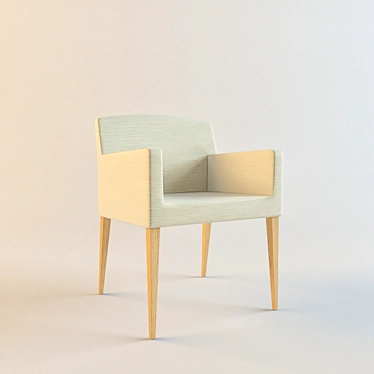 Elegant Cloe Chair 3D model image 1 