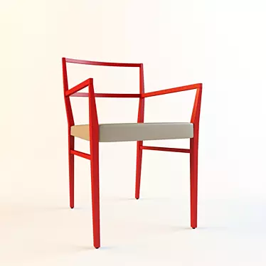 Cappellini Classica Armchair 3D model image 1 