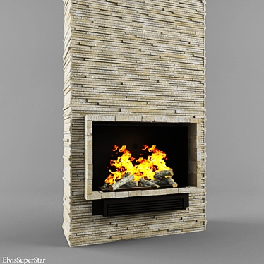 Cozy Fire: Vray2.0 3D model image 1 