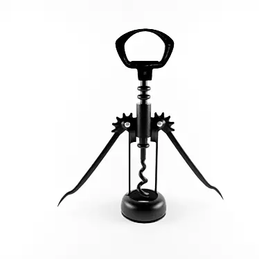 Title: Metal Corkscrew Opener 3D model image 1 
