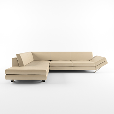 Natuzzi Relive Corner Sofa 3D model image 1 