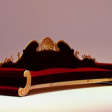 Angelo Capellini Exclusive Sofa 3D model image 1 