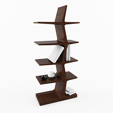 Elegant PORADA Zeus Bookcase 3D model image 1 