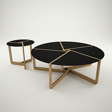 Modern Pi Coffee Table 3D model image 1 