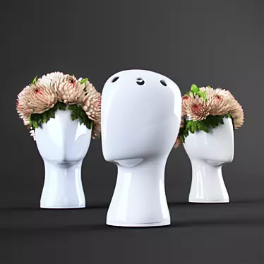 Elegant Floral Vase | Stunning Flower Holder 3D model image 1 