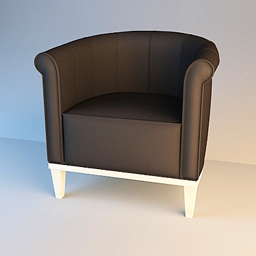 Cozy Comfort Armchair 3D model image 1 