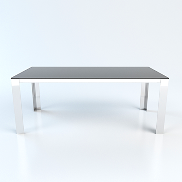 Elegant Star Dining Table 3D model image 1 