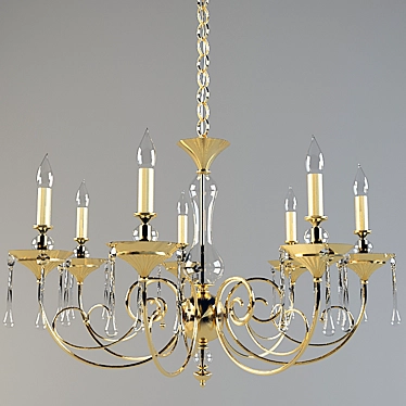 Palladio Classic Chandelier 3D model image 1 