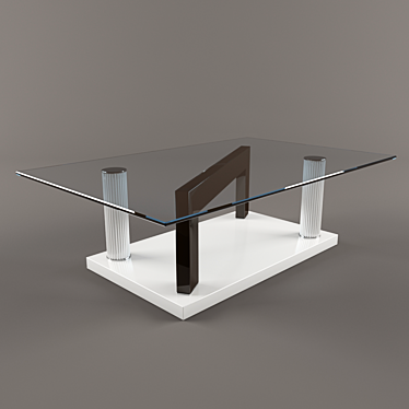 TURRI Genesis: Contemporary Luxury TV Stand 3D model image 1 