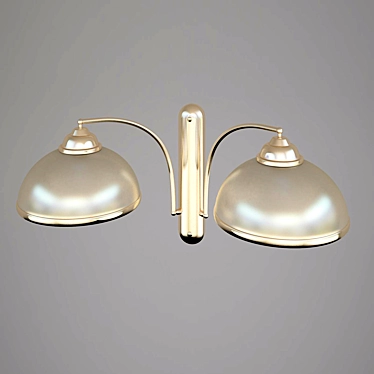 Luxury Luminating Lugano Wall Sconce 3D model image 1 