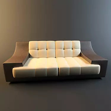 Italian-made Sofa: Luxurious and Elegant 3D model image 1 