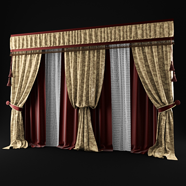 SunBlock Window Shades 3D model image 1 