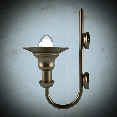 Title: Elegant Wall Sconce 3D model image 1 