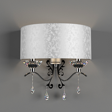Venasca Wall Sconce: Elegant Lighting Upgrade 3D model image 1 