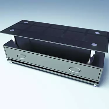 Hidden TV Stand 3D model image 1 