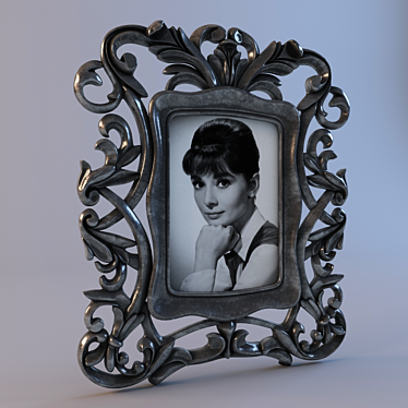 Elegant Memories Photo Frame 3D model image 1 