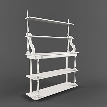  Children's Delight: Playful Storage Shelves 3D model image 1 