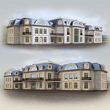 Classic Mansion: Elegant and Timeless 3D model image 1 