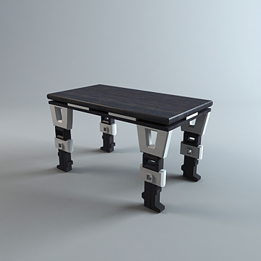 Celestial Textured Table 3D model image 1 