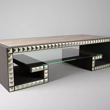 Elegant Francesco Molon Coffee Table 3D model image 1 