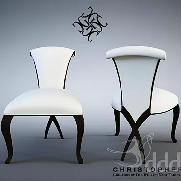 Elegant Christopher Guy Armchair 3D model image 1 