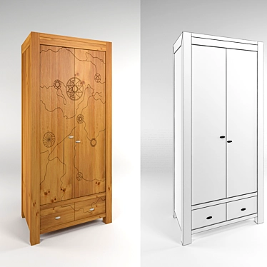 Belfan/Mont Wardrobe 3D model image 1 